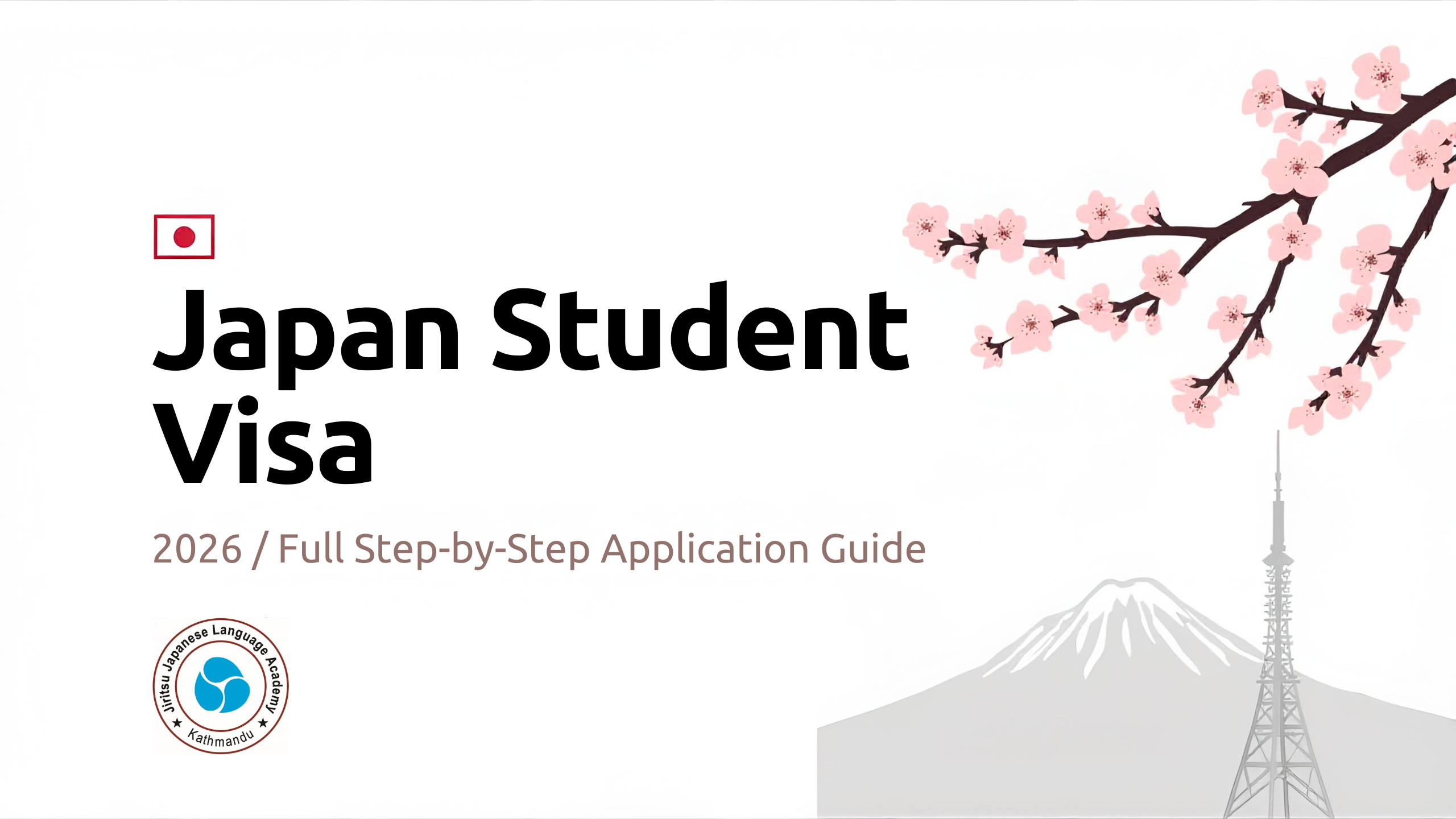 Japan Student Visa 2026: Full Requirements & Step‑by‑Step Application Guide